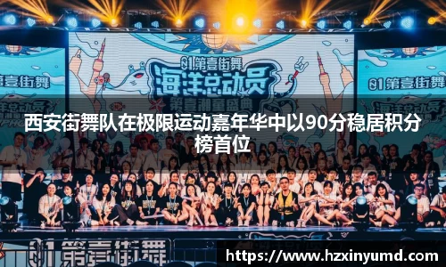西安街舞队在极限运动嘉年华中以90分稳居积分榜首位